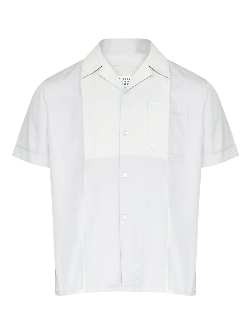 Maison Margiela pocket short-sleeved shirt - Grey