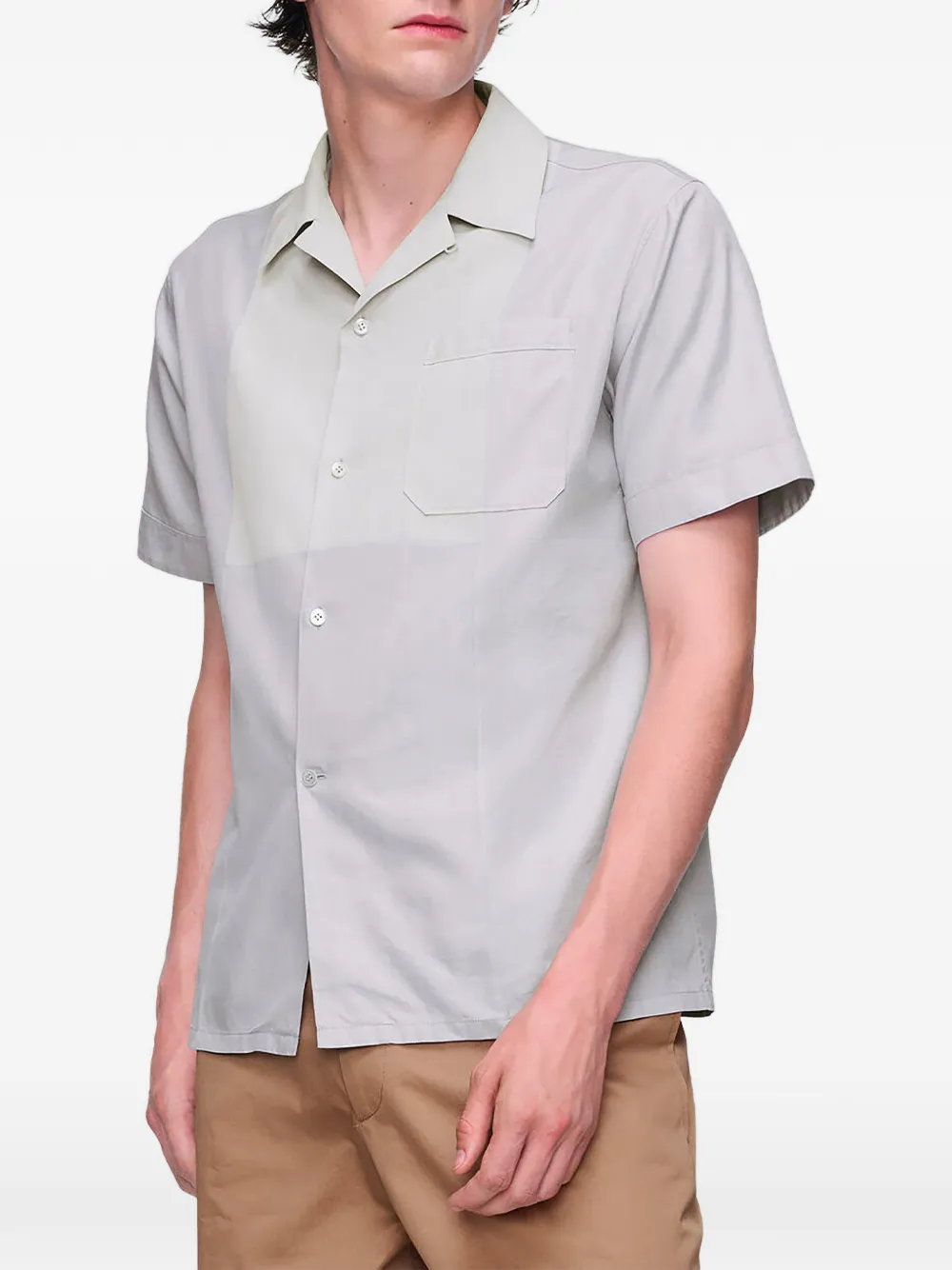 Maison Margiela Katoenen bowlingshirt Grijs