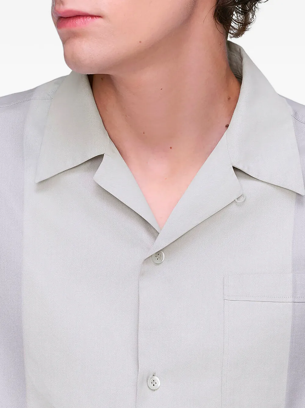 Maison Margiela Katoenen bowlingshirt Grijs