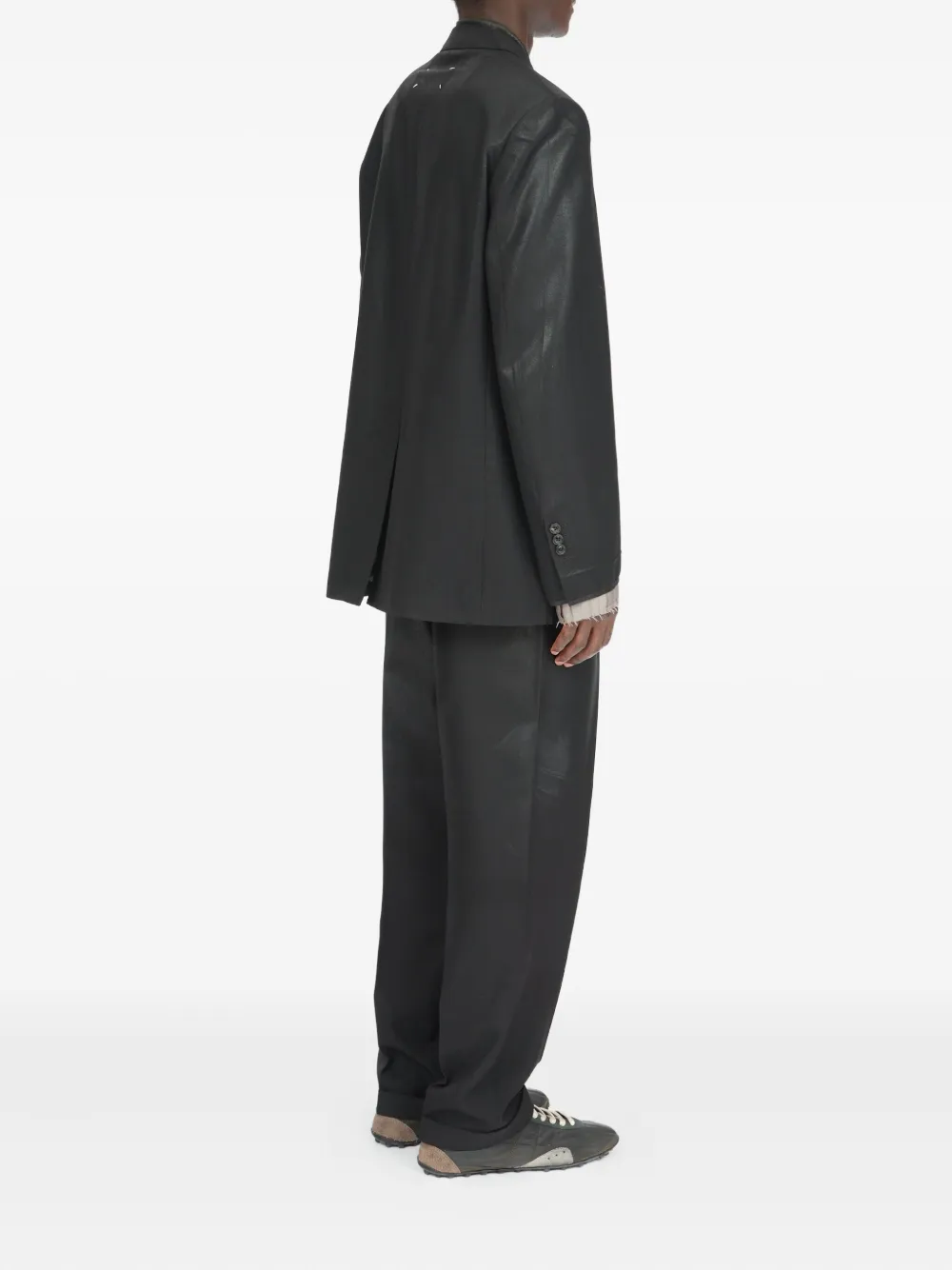 Maison Margiela Blazer met dubbele rij knopen Zwart