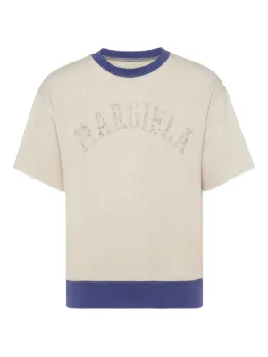 Maison Margiela Signature Four Stitches Detail T-shirt | Blue