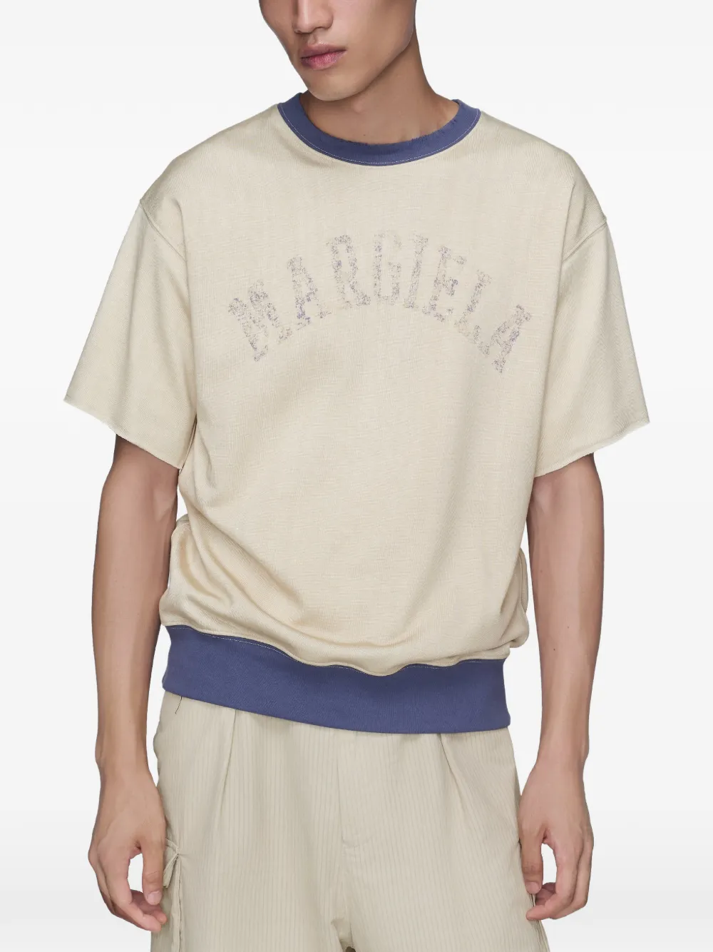 Maison Margiela Sweater met ronde hals Beige