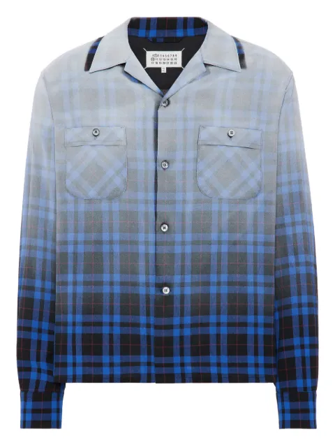 Maison Margiela plaid long-sleeved shirt