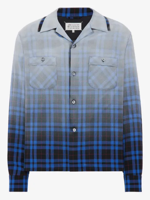Maison Margiela gradient check shirt