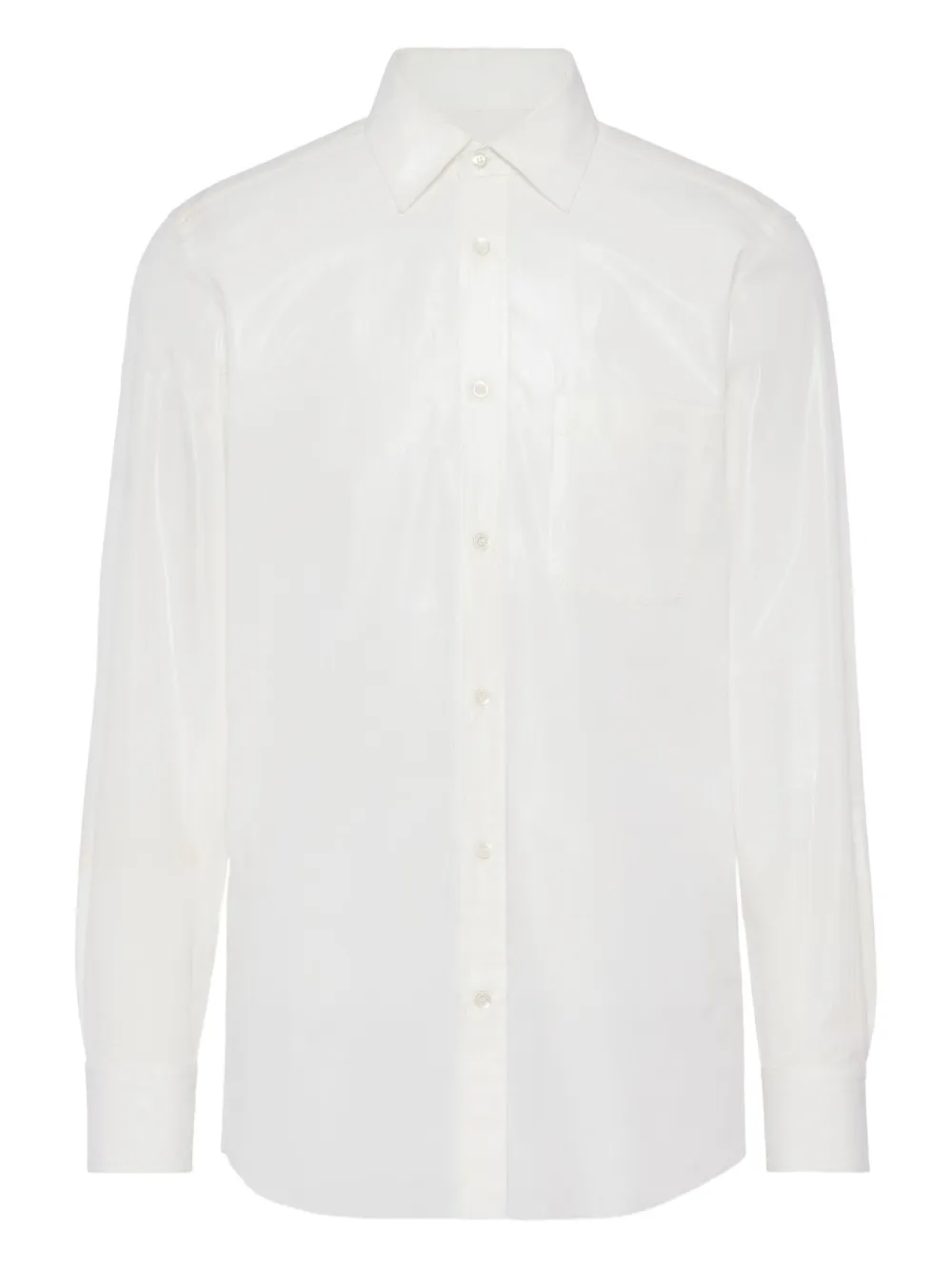 Maison Margiela long-sleeved shirt - Bianco