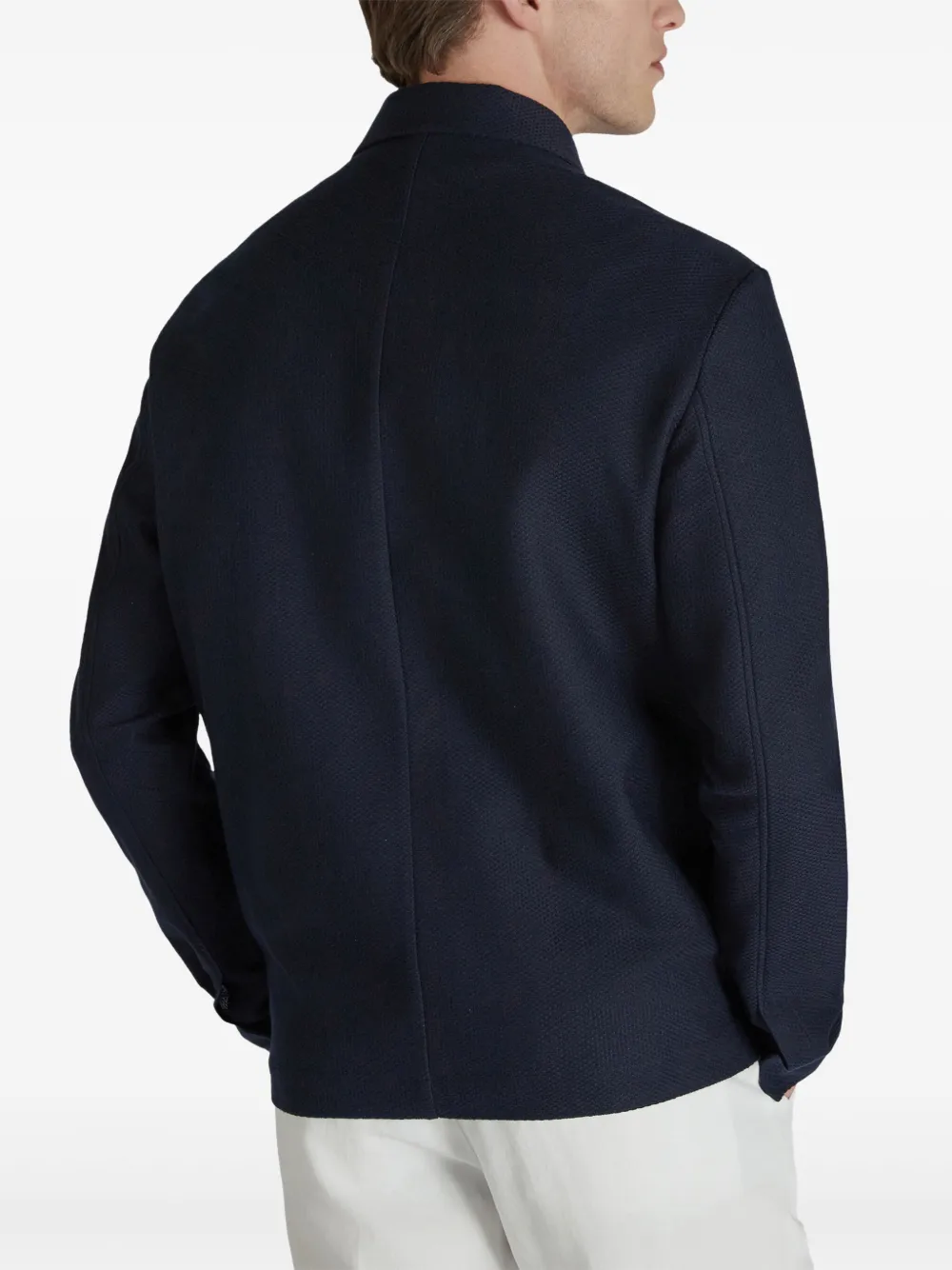 Zanone Jack met rits Blauw