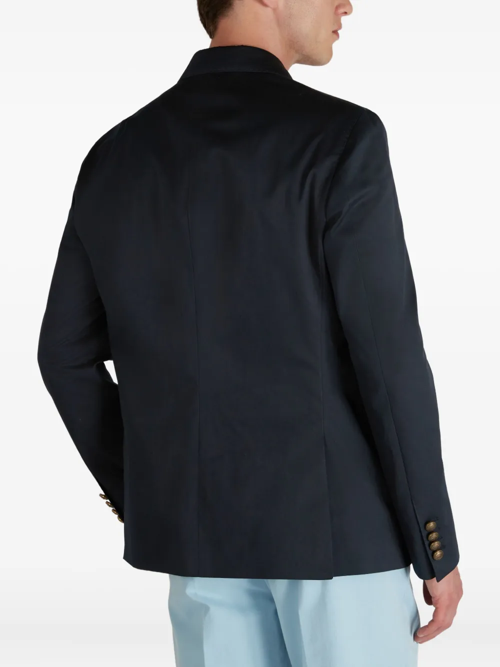 Incotex Blazer met dubbele rij knopen Blauw