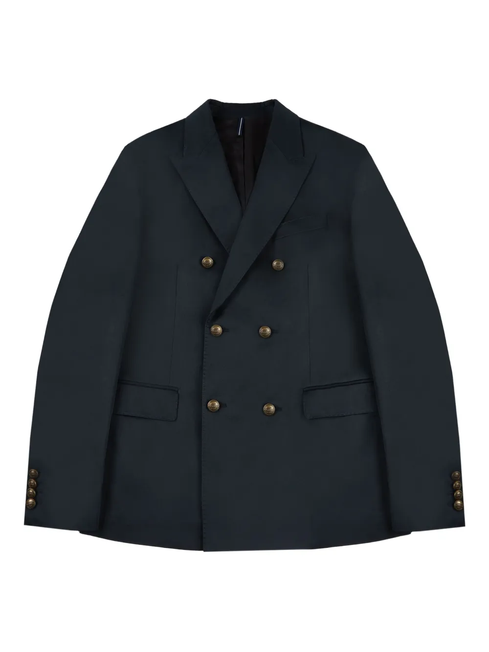 Incotex blazer de algodón con doble botonadura | azul | Image 1
