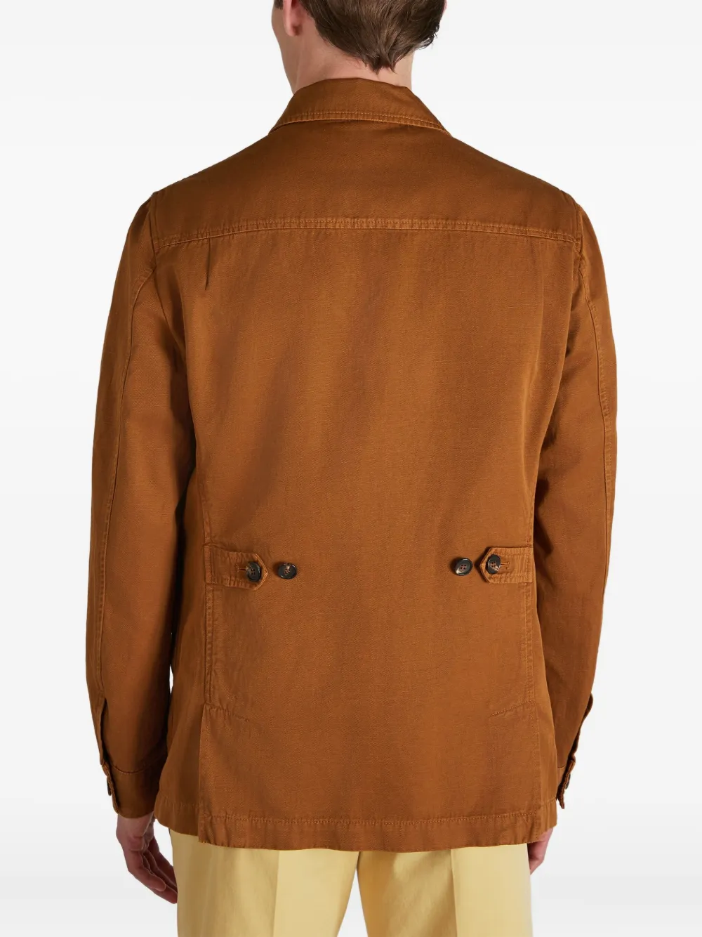 Incotex Button-up jack Bruin
