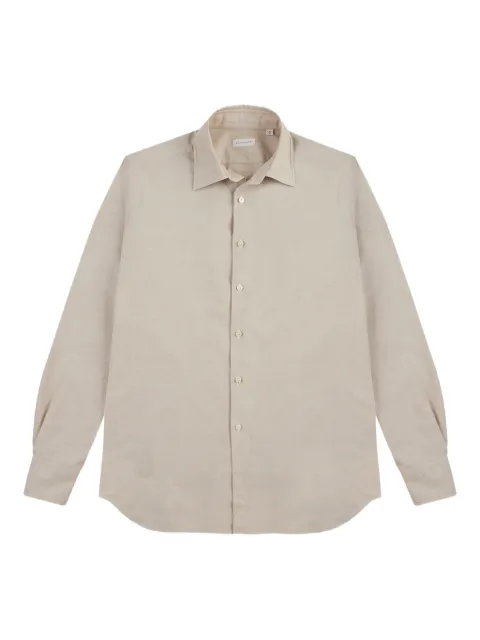 Glanshirt Oxford-weave cotton shirt