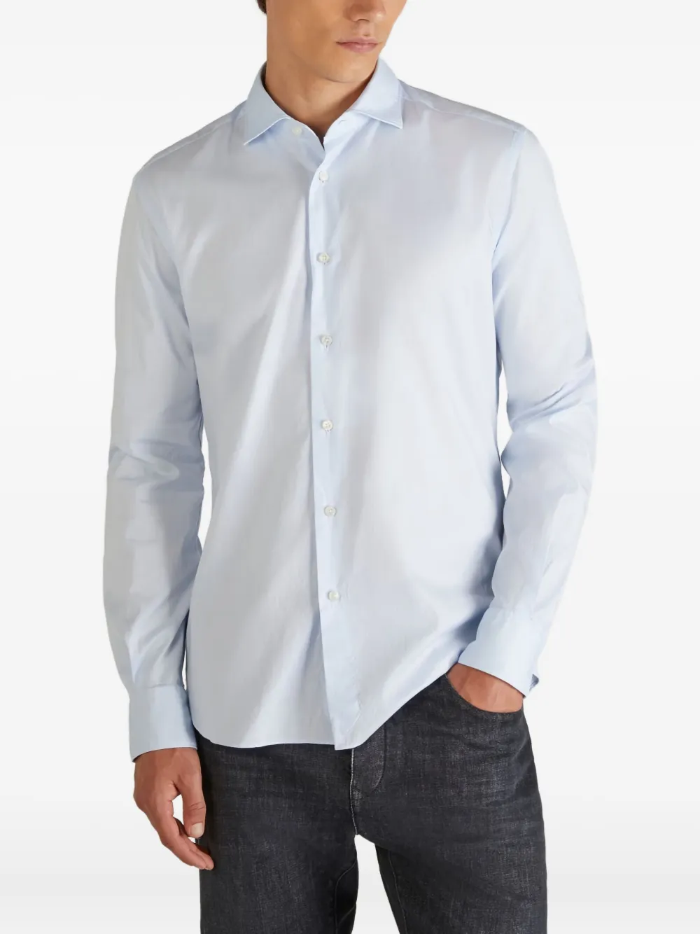 Glanshirt Cotton Shirt In Blue