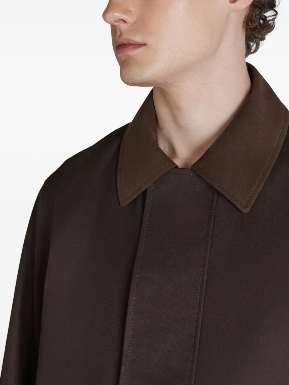 Montedoro Cotton Jacket In Brown
