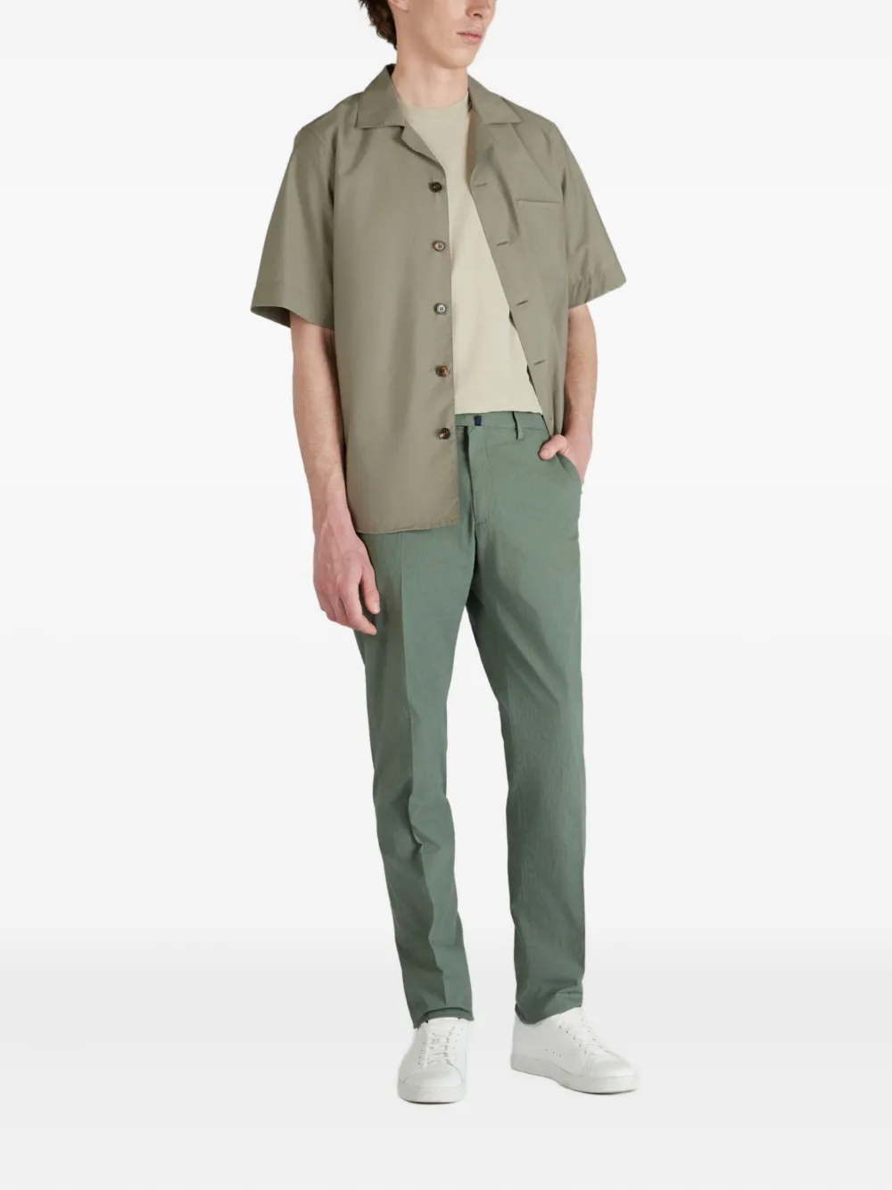 Incotex stretch-cotton trousers | Regular-Fit & Straight Leg Pants | Image 2