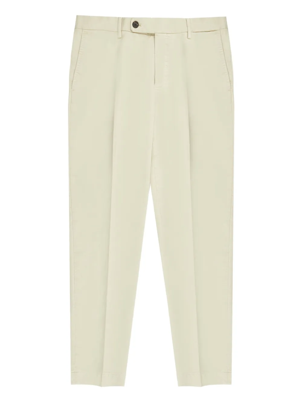 Incotex tapered cotton trousers | Neutrals | Image 1