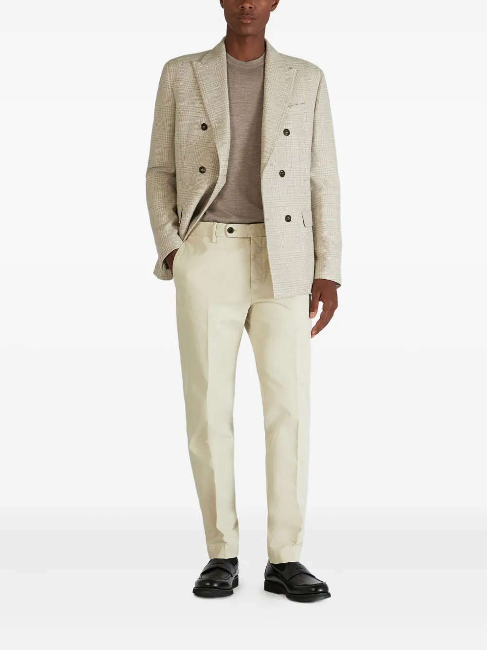 Incotex tapered cotton trousers | Tapered Pants | Image 2