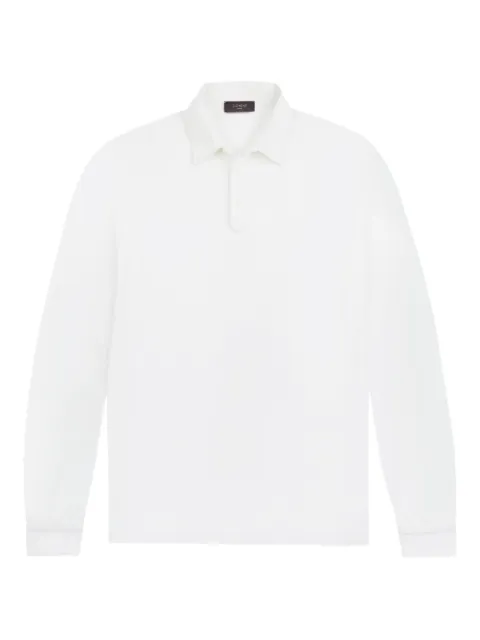 Zanone 긴소매 폴로 셔츠