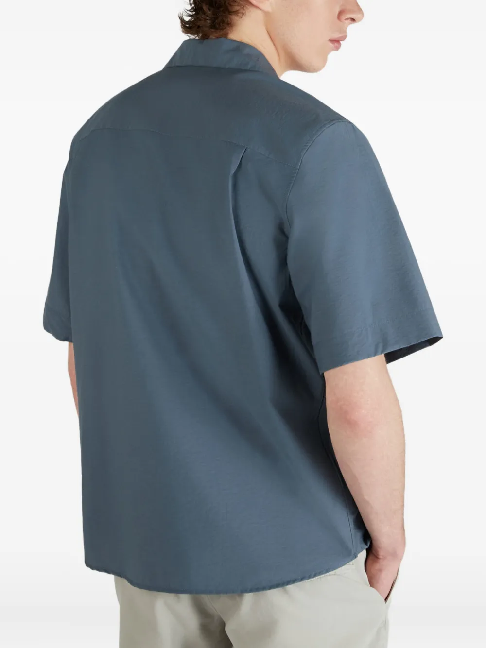 slowear Overhemd met korte mouwen Blauw