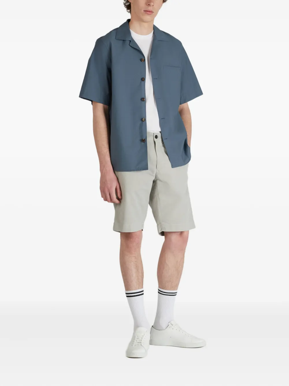 Slowear Overhemd met korte mouwen - Blauw