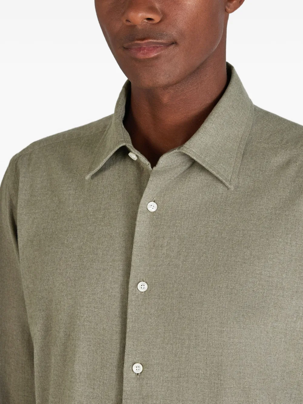 Glanshirt Cotton Shirt In Green