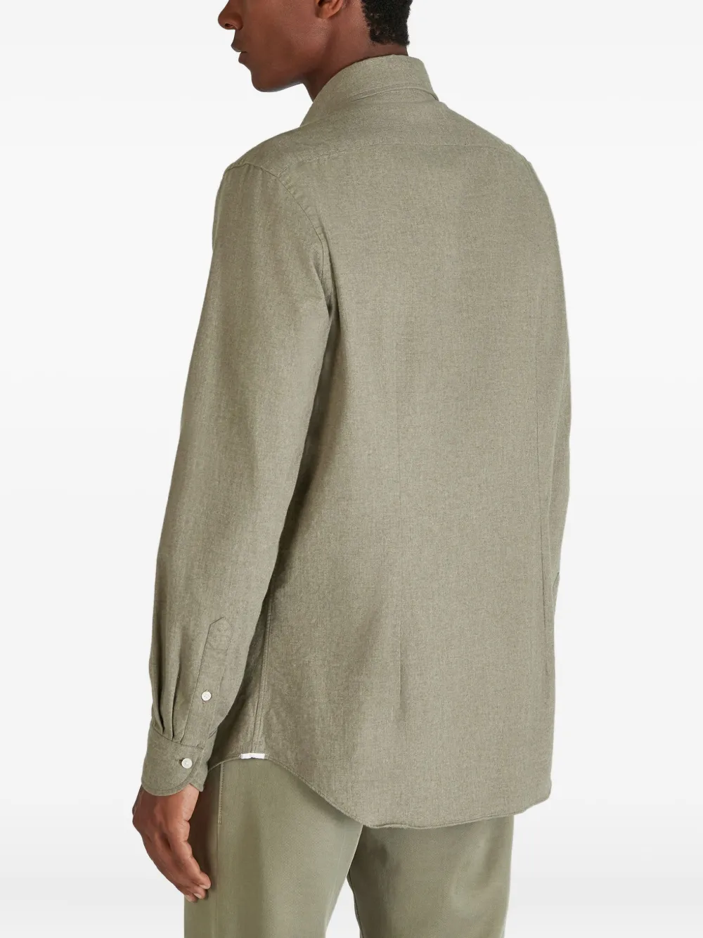 Glanshirt Cotton Shirt In Green