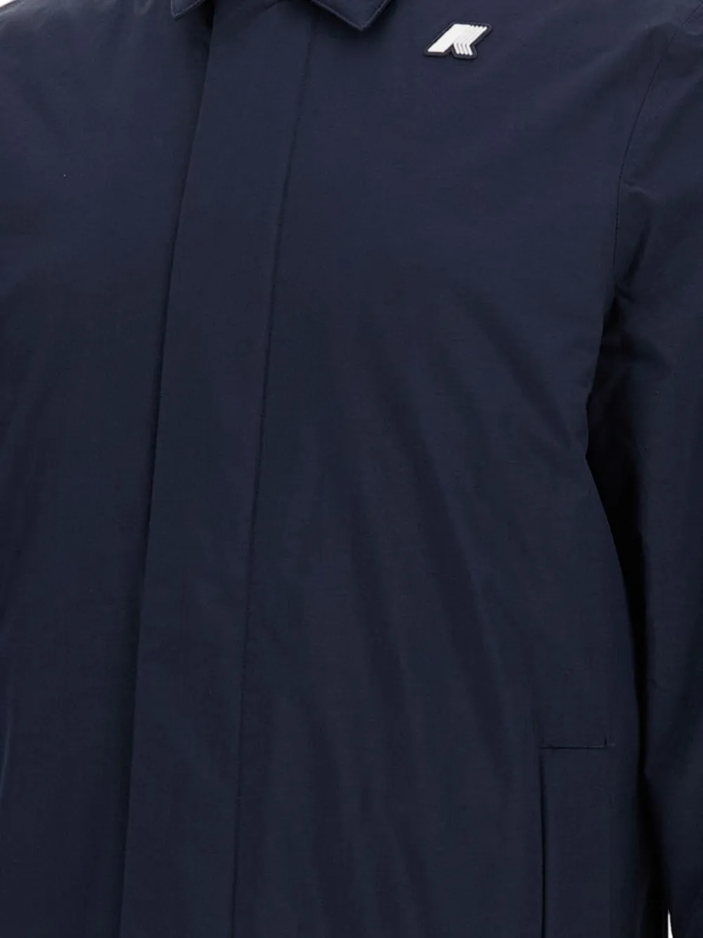 K-Way Jas met lange mouwen en kraag Blauw