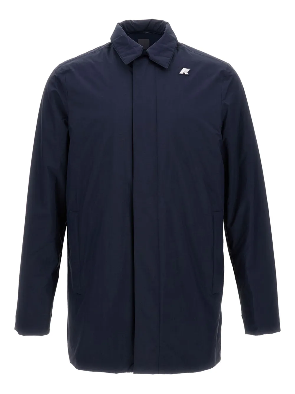 K-Way long-sleeve collared coat | azul | Image 1