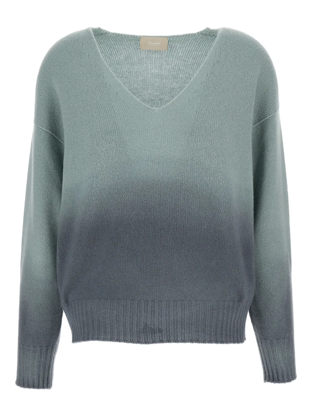 Drumohr ombre-effect V-neck sweater | Blue | Image 1