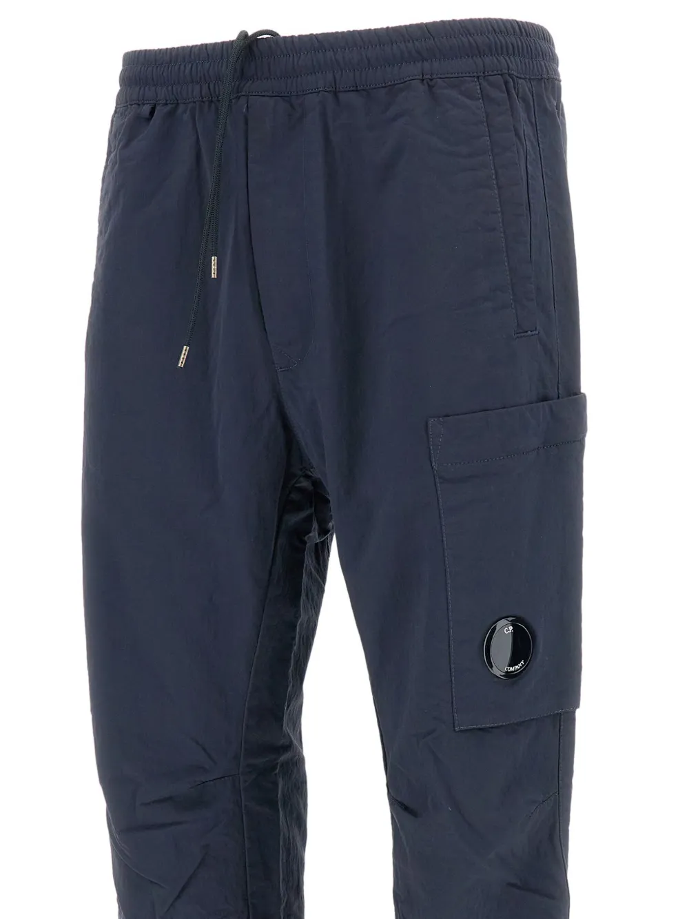 C.P. Company Cargo broek met lens-detail Blauw