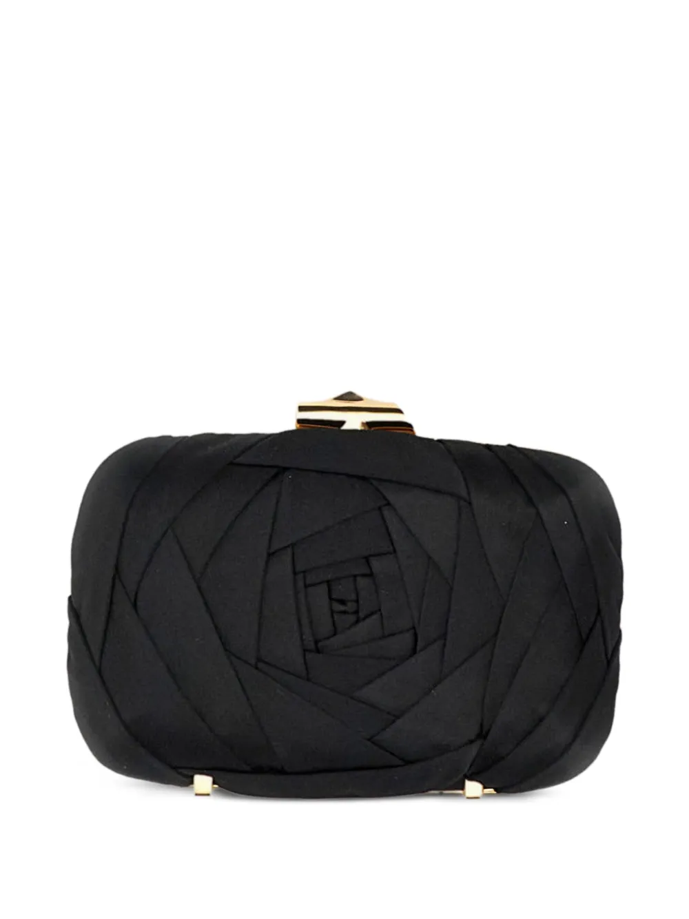 Roger Vivier rose-motif chain mini bag | Black | Image 1