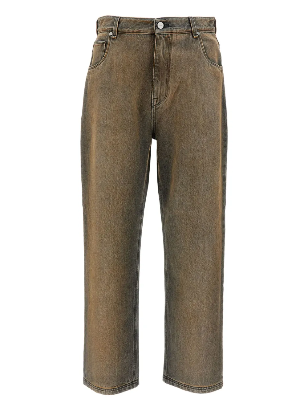 FENDI button washed jeans | Grey | Image 1