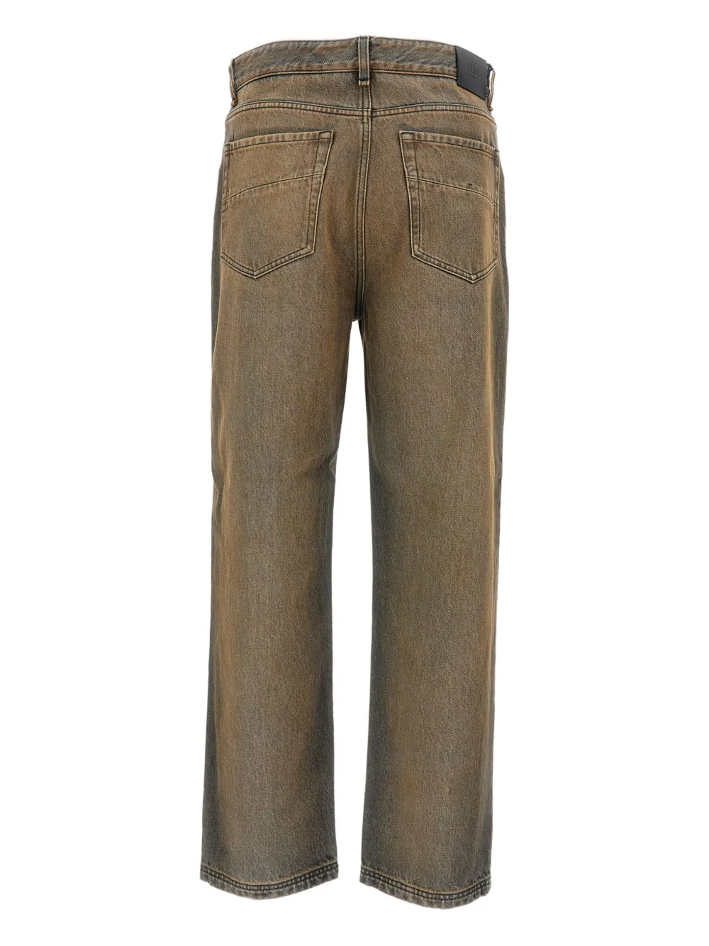 FENDI button washed jeans - Grijs