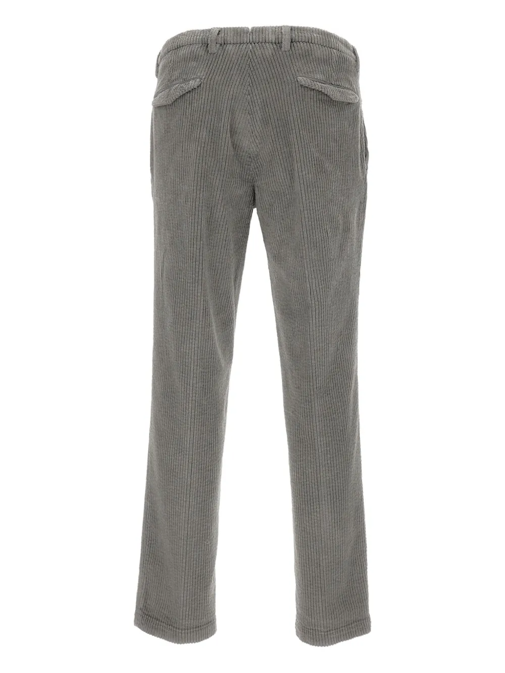 Briglia 1949 corduroy-texture front-pleat trousers - Grijs