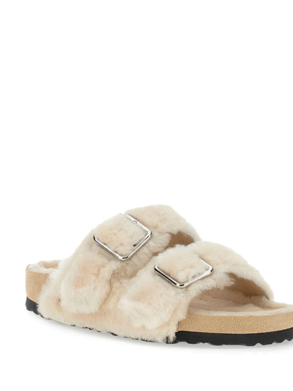 Birkenstock Arizona sandalen met gesp Beige