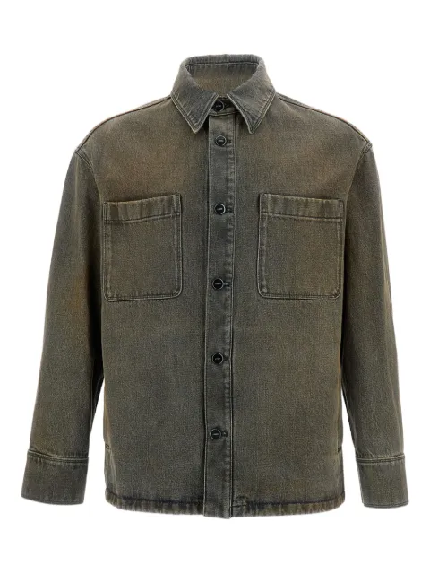 FENDI chemise en jean à boutonnière