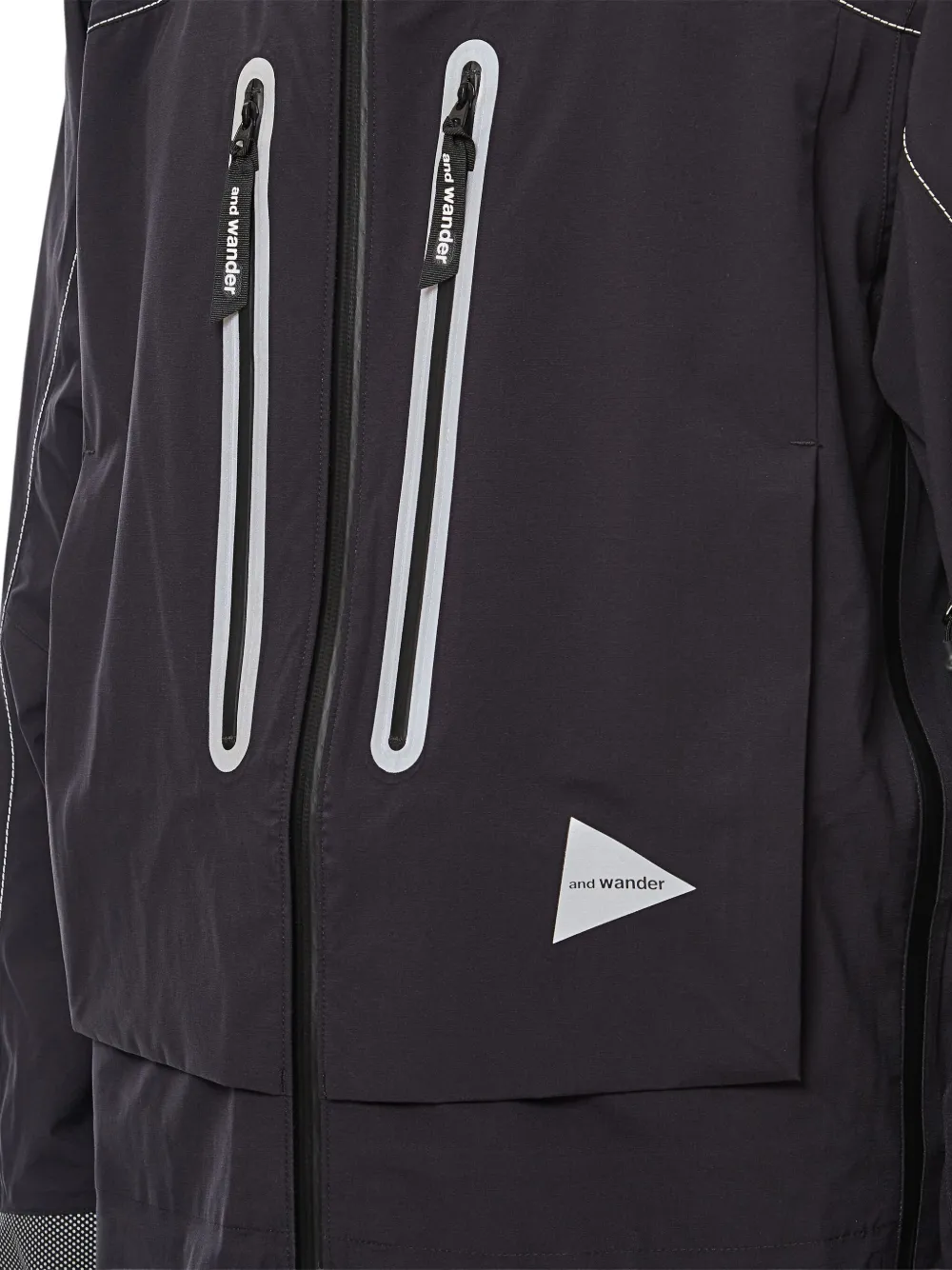 and Wander Jack met capuchon en schild-effect Zwart