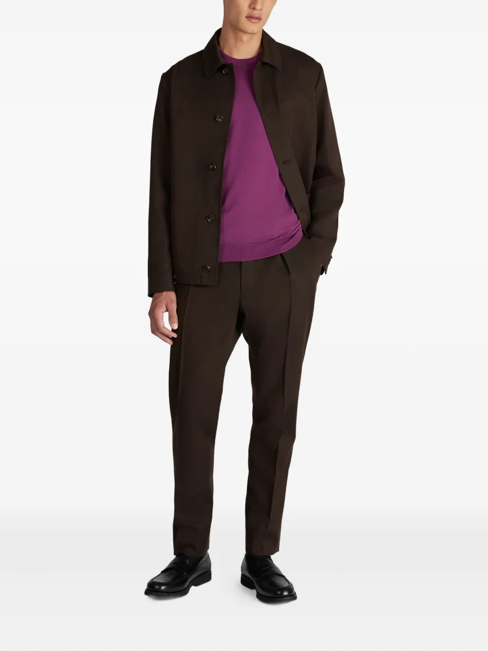 Incotex pleated drill trousers | Regular-Fit & Straight Leg Pants | Image 2