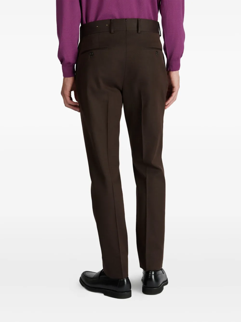 Incotex Geplooide broek Bruin