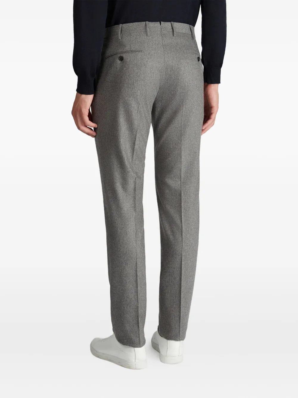 Incotex Flanellen broek Grijs