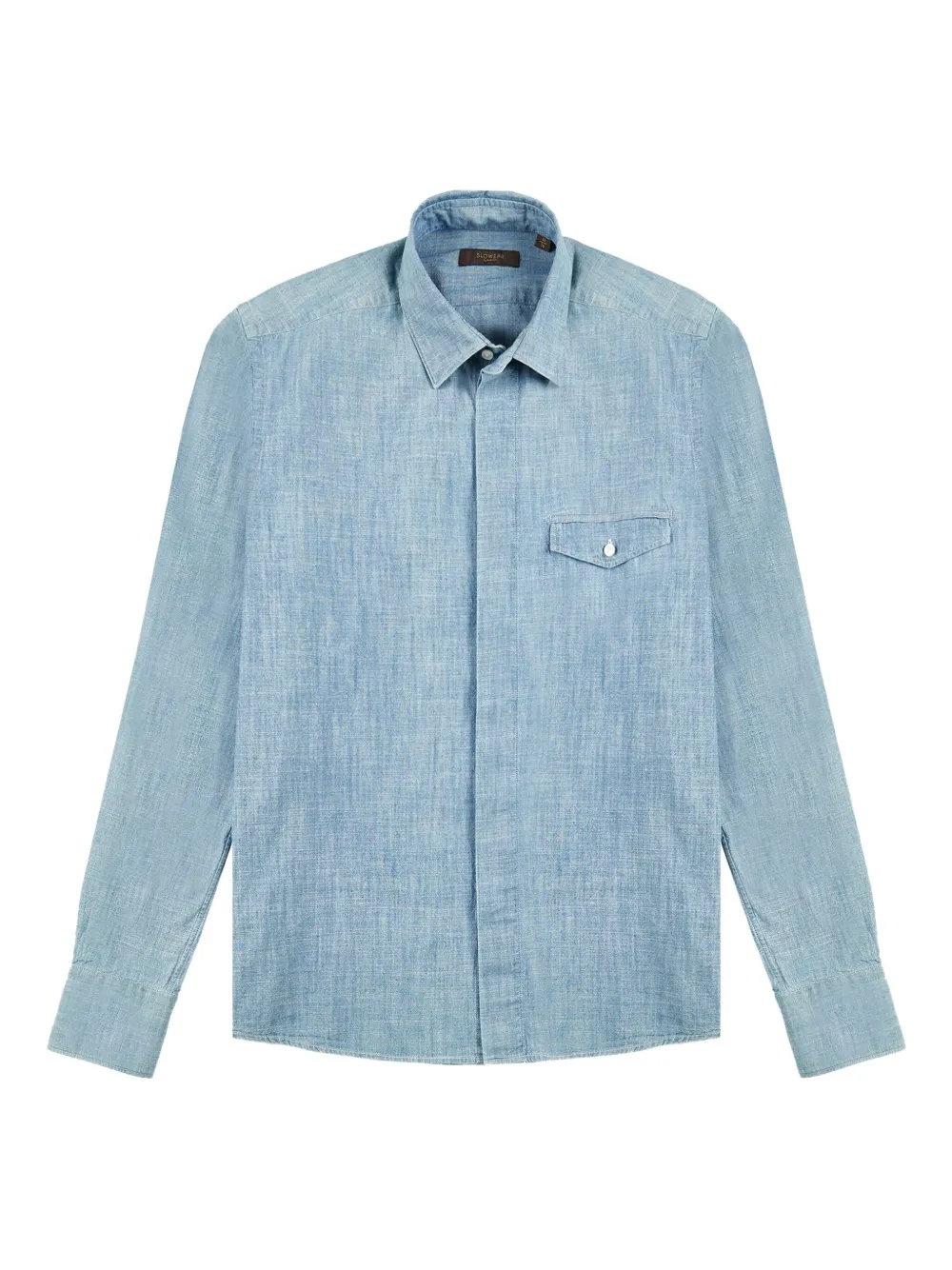slowear chest-pocket shirt | Blue | Image 1