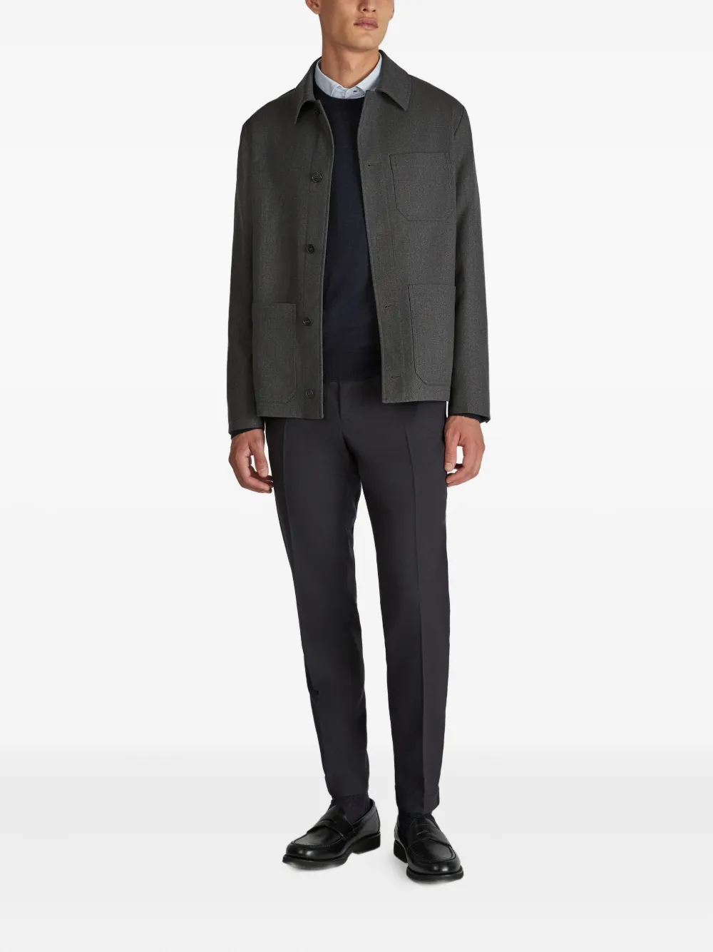 slowear tapered wool trousers | Regular-Fit & Straight Leg Pants | Image 2
