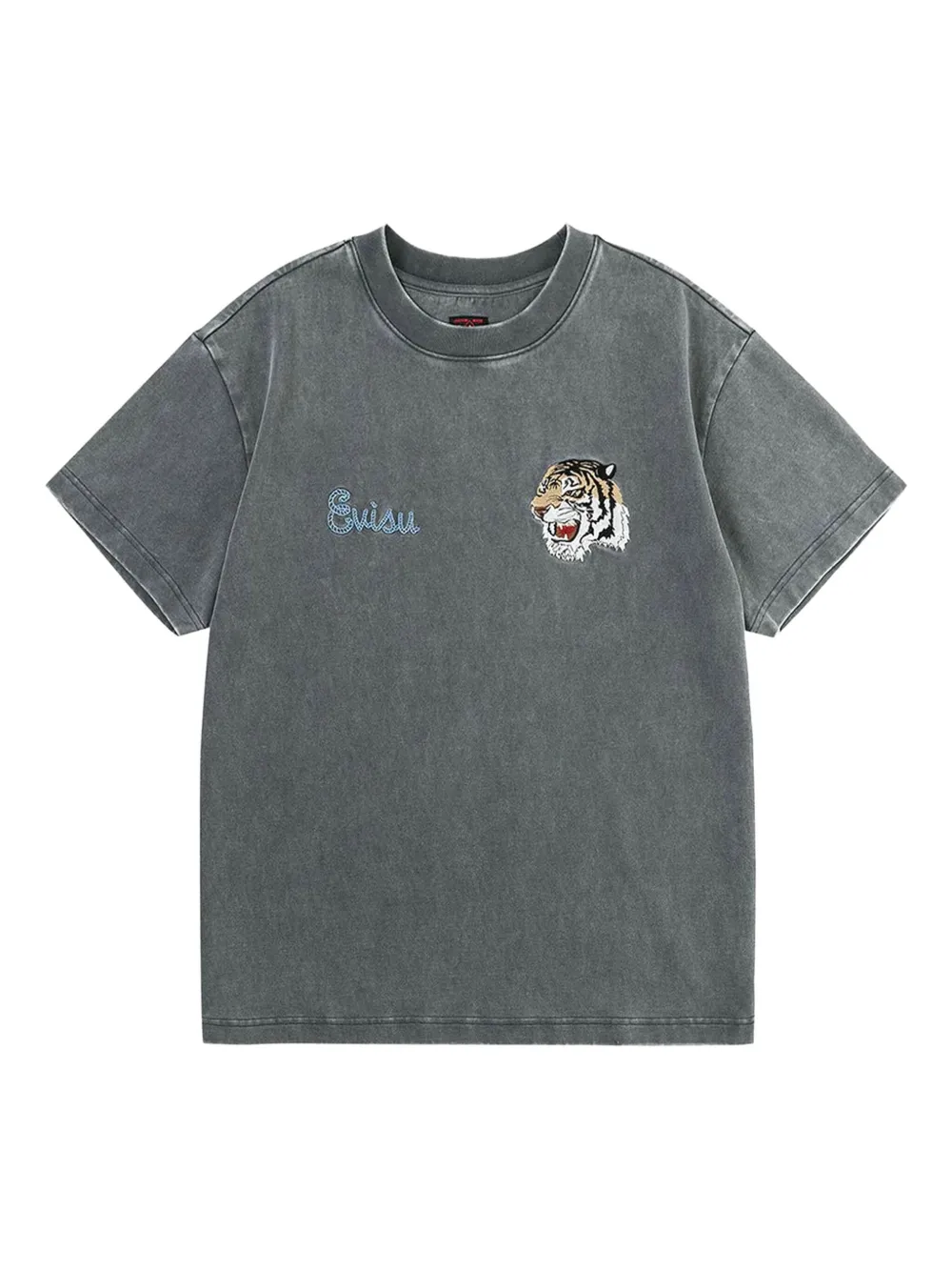EVISU playera con bordado tigre | gris | Image 1