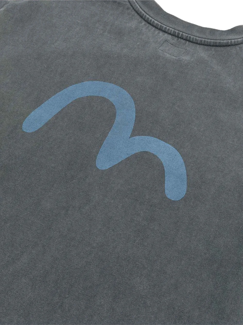 EVISU T-shirt met geborduurde tijger Grijs