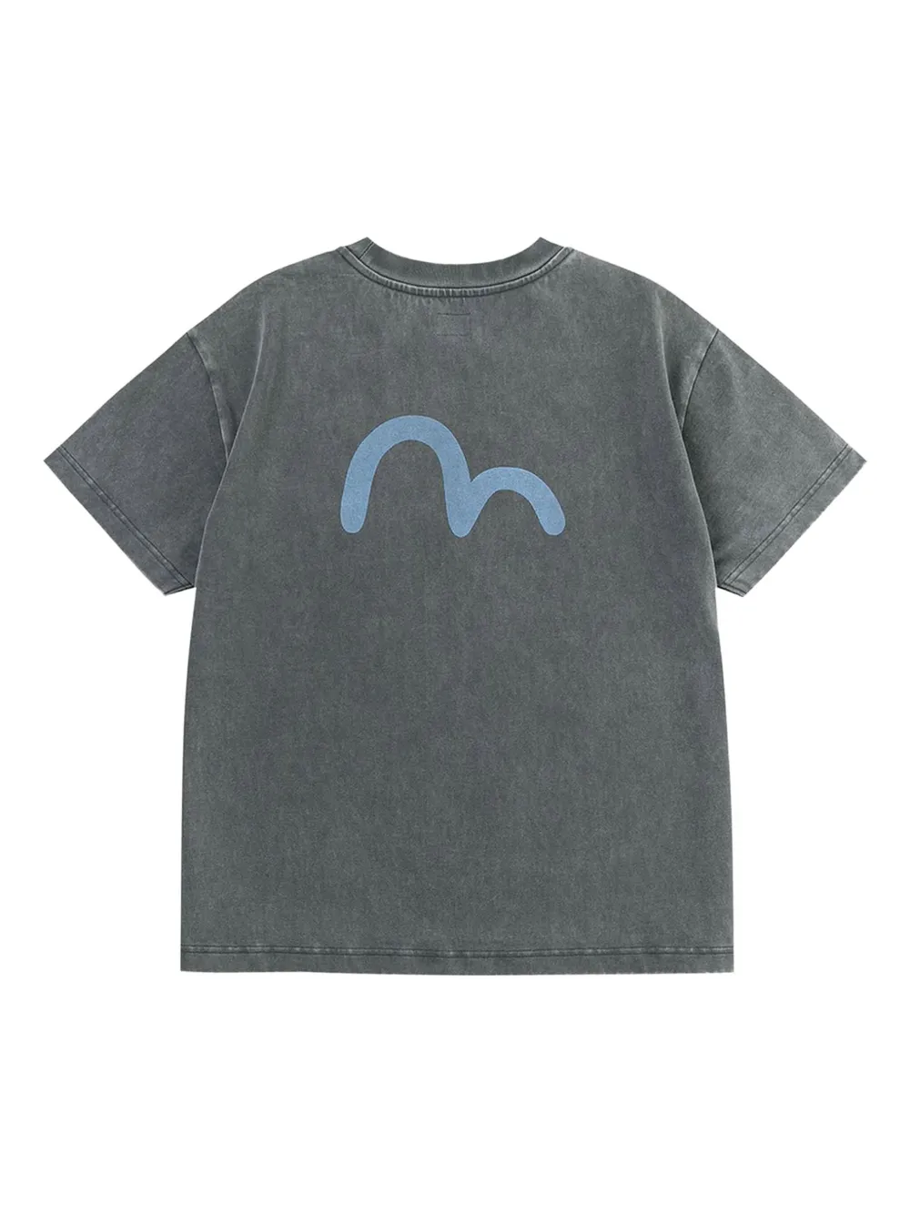 EVISU T-shirt met geborduurde tijger - Grijs