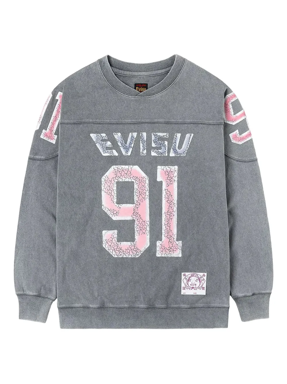 EVISU number appliqué sweatshirt | Grey | Image 1