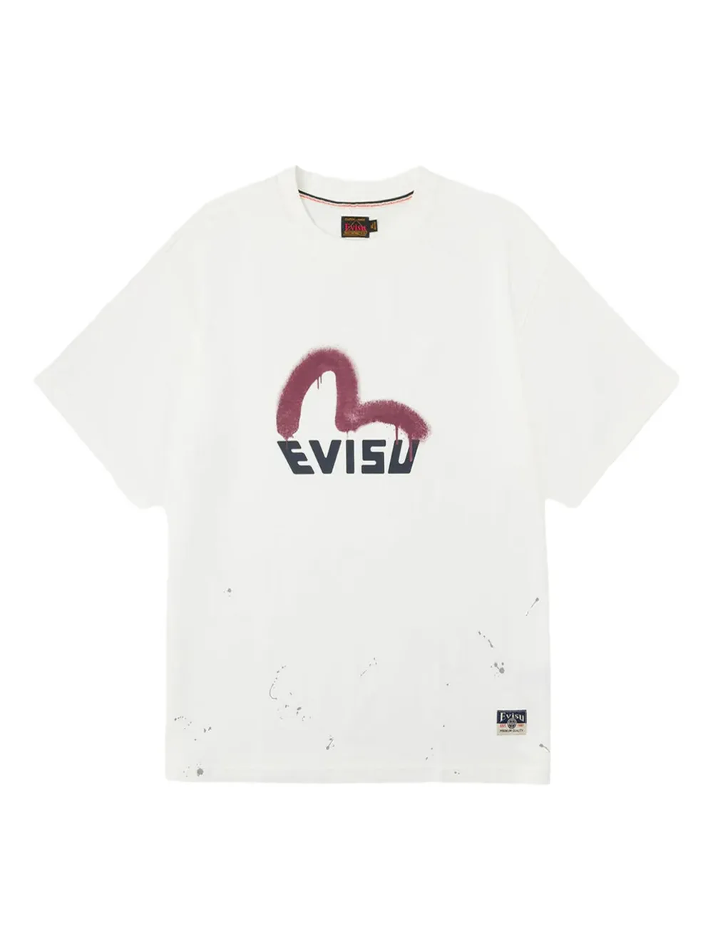EVISU ロゴ グラフィック Tシャツ - ホワイト EVISU ロゴ グラフィック Tシャツ - ホワイト