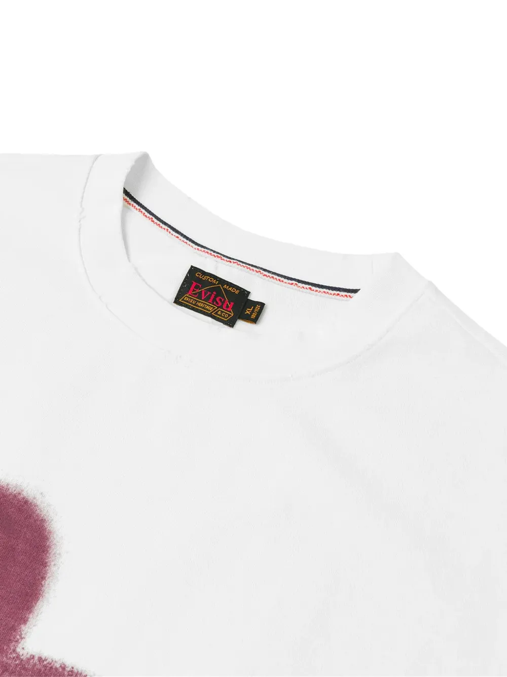 EVISU T-shirt met logo Wit