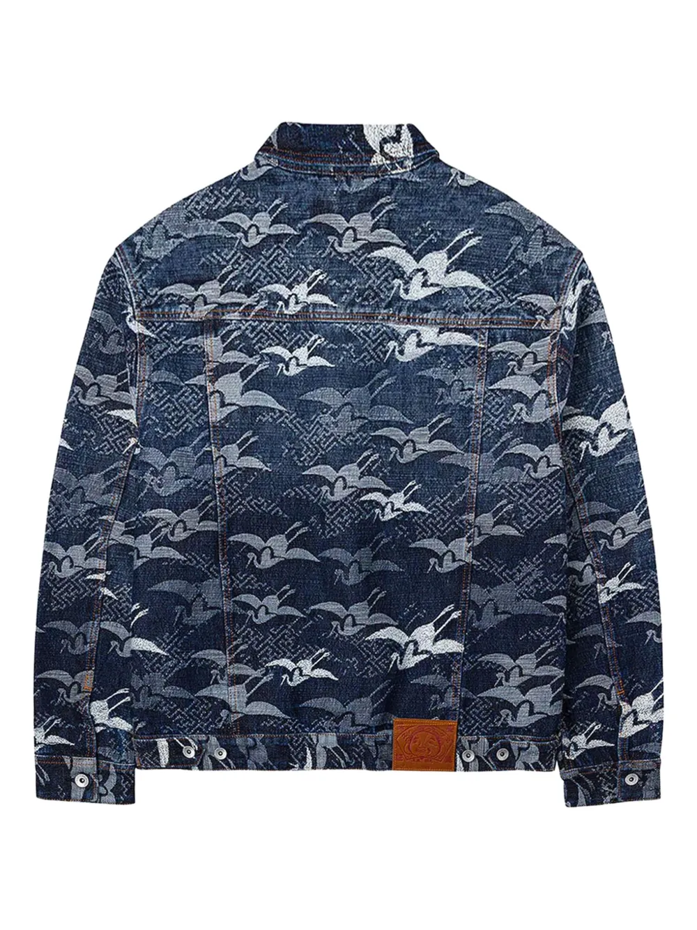 EVISU Jack met kraanpatroon Blauw