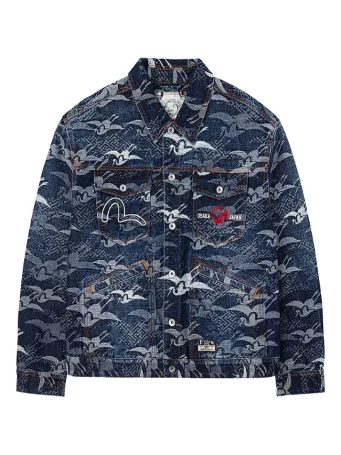 EVISU crane pattern Jacket