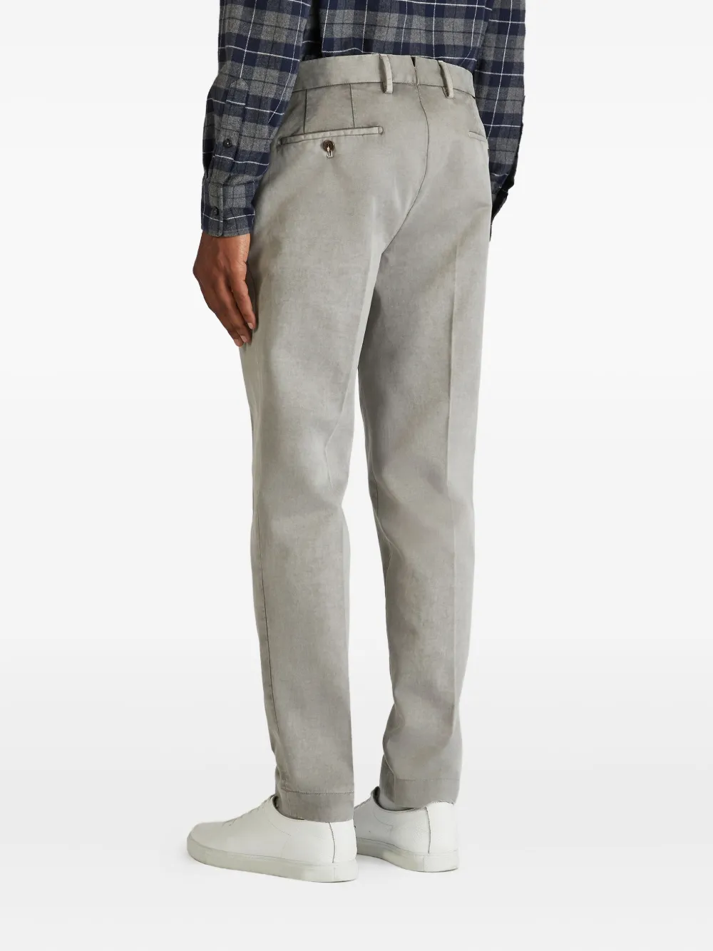 slowear Katoenen broek met knopen Grijs