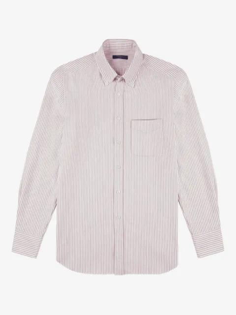 Glanshirt ストライプ オックスフォードシャツ